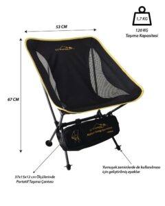erkamp-outdoor-Campout Pratik Kamp Sandalyesi – Hafif