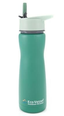 erkamp-outdoor-Eco Vessel Aqua Vessel Insulated Filtre Bottle Termos 0.50 Litre-YEŞİL
