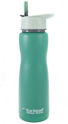 erkamp-outdoor-Eco Vessel Aqua Vessel Insulated Filtre Bottle Termos 0.75 Litre-YEŞİL
