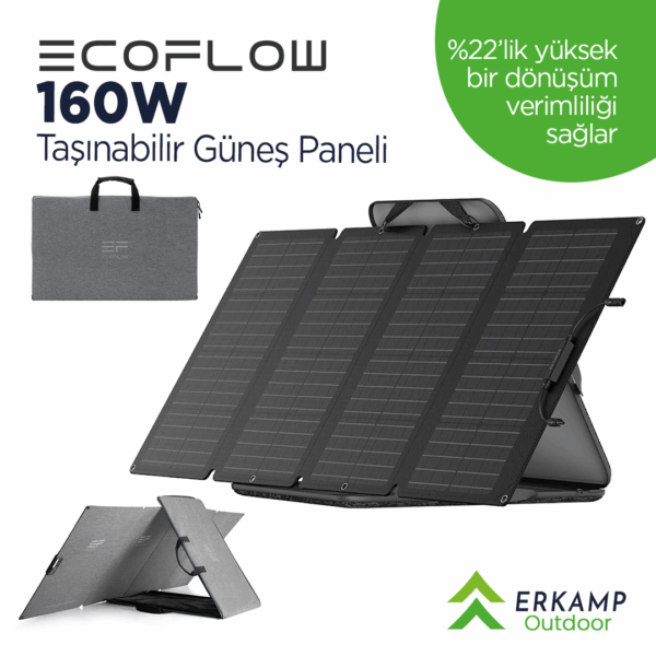 erkamp-outdoor-Ecoflow | 160W Taşınabilir Güneş Paneli