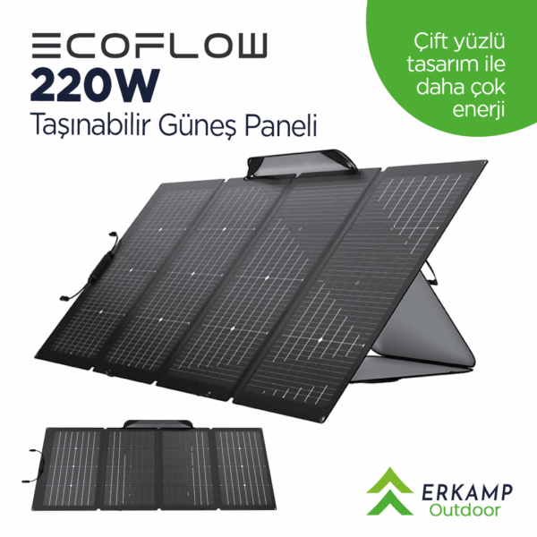 erkamp-outdoor-Ecoflow | 220 W Taşınabilir Güneş Paneli