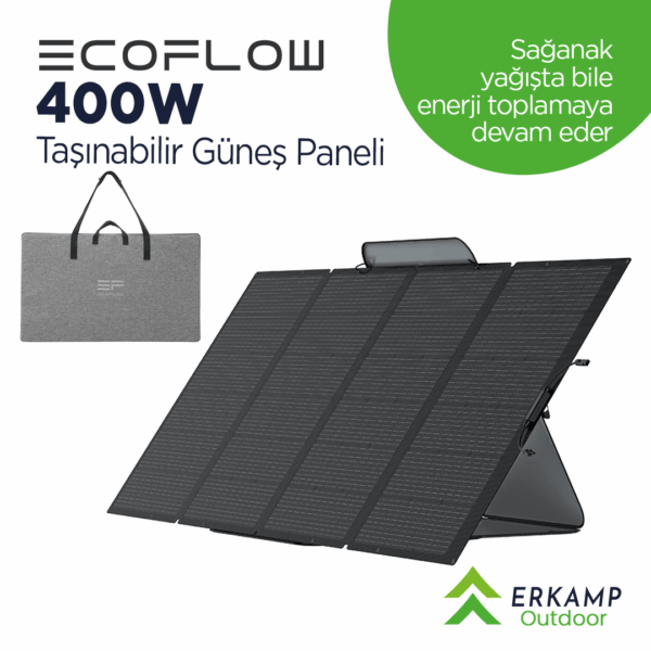 erkamp-outdoor-Ecoflow | 400 W Taşınabilir Güneş Paneli