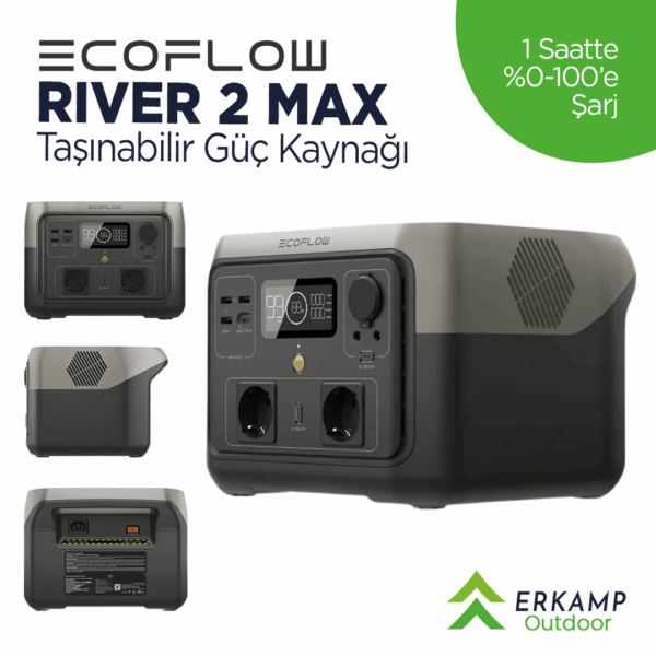 erkamp-outdoor-Ecoflow | River 2 Max Taşınabilir Güç Kaynağı