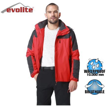 erkamp-outdoor-Evolite Diva Bay Mont 3in1 Gri/Kırmızı
