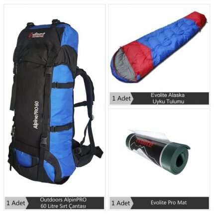 erkamp-outdoor-Evolite Eko Tek Kişilik Kamp Seti