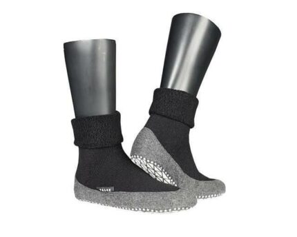 erkamp-outdoor-Falke Cosyshoe Merinos Yün Kış Çorabı-SİYAH