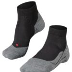 erkamp-outdoor-Falke Ru4 Endurance Short Erkek Koşu Çorabı-SİYAH