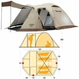 erkamp-outdoor-Ferrino Posedion 2+2 Çadır