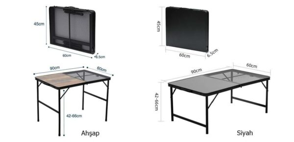 erkamp-outdoor-Madfox Eazy Izgaralı Katlanır Kamp Masası
