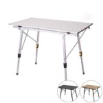 erkamp-outdoor-Madfox Moonlite Yükseklik Ayarlı Katlanır Kamp Masası