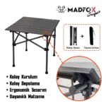 Madfox Surface Küçük Boy Katlanır Kamp Masası - Görsel 5