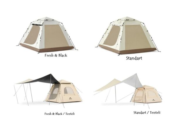 erkamp-outdoor-Naturehike Ango Picnic Otomatik Kurulum 3 Kişilik Çadır