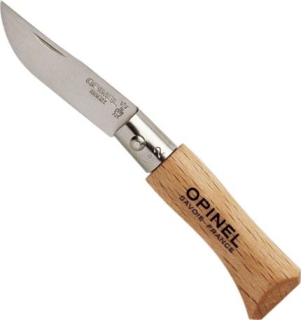 erkamp-outdoor-OPINEL INOX KAYIN SAPLI 2 NO CAKI (001070)