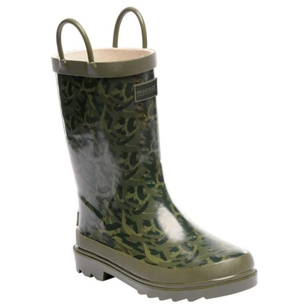 erkamp-outdoor-Regatta Minnow Welly Çocuk Çizme-HAKİ