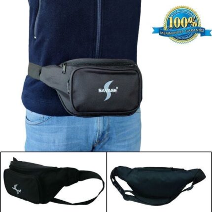 erkamp-outdoor-SAVAGE HH0297 Bel Çantası Siyah